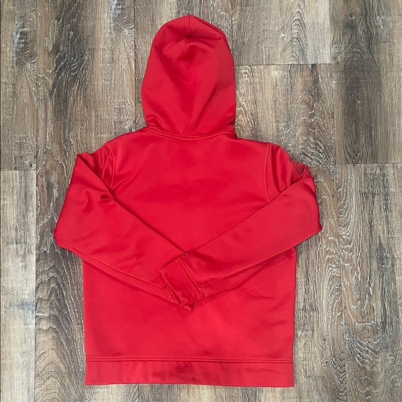 Under Armour Kids Bold Red Zip-Up Hoodie, Sz YLG - Picture 6 of 6